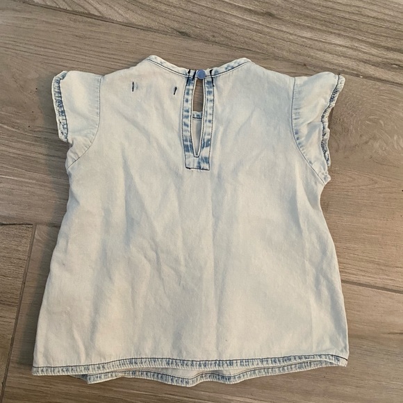 Kids/Toddler Chambray top - Picture 2 of 4